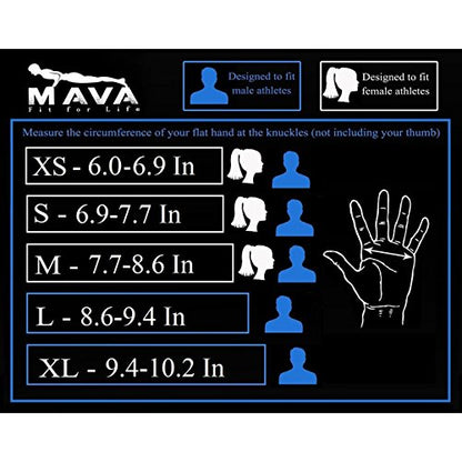 Mava Sports Cross Training Gloves with Wrist Support for WODs,Gym Workout,Weightlifting & Fitness-Silicone Padding, No Calluses-Suits Men & Women-Weight Lifting Gloves for a Strong Grip