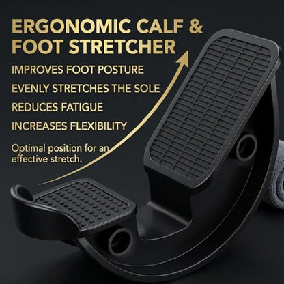 Foot Stretcher Rocker Board Calf Ankle Stretch Balance Trainer Yoga Fitness Stretching Board 300KG Capacity