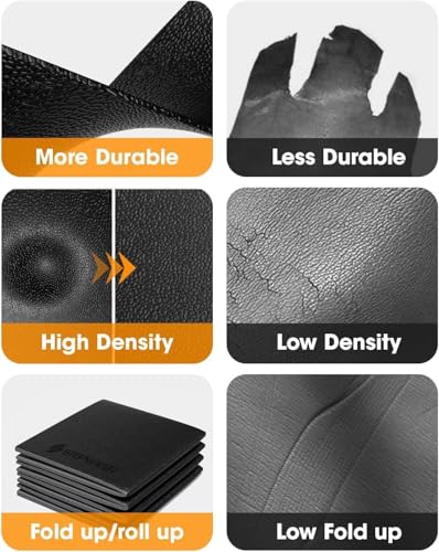 Treadmill Mat for Floor & Carpet Floors, 63" × 30", 0.2" Thick Non-Slip Treadmill Mat for Carpet, Mat for Under Treadmill on Carpet Hardwood Floors