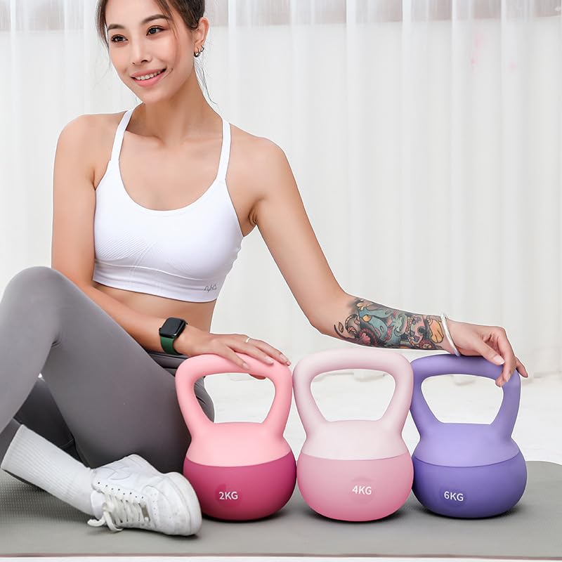 Ecqizer 软壶铃女士健身家用提壶哑铃深蹲练翘臀男士运动塑形力量训练材Soft kettlebell women's gym-lifting dumbbell squats and men's exercise toning strength training materials