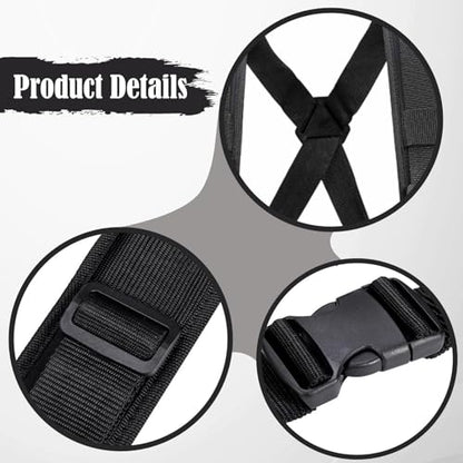 Sled Harness Tire Pulling Harness, EVA Shoulder Strap Portable Assistance Equipment Vest Training Workout for Resistance Training Strength Running