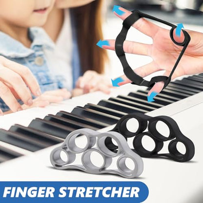 Grip Strength Trainer (5 Pack), Forearm Strengthener, Stress Balls for Adults, Hand Strengthening Devices, Wrist Finger Strengthener, Physical Therapy Exercise Equipment, Golf Baseball Climbing