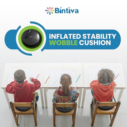 Wobble Cushion Balance Disc - Wobble Disc & Wiggle Seat, Balance Pads for Physical Therapy, Wobble Disk, Sensory Room Equipment - Wobble Seat - color: Blue