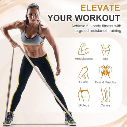 6 Pcs Fabric Resistance Bands for Working Out Non Slip Exercise Bands for Men and Women Booty Workout Stretch Exercise Band for Legs Exercises Resistance Band for Fitness, Yoga