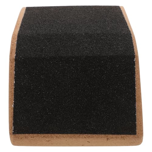 FOMIYES Cork Fitness Slant Board for Calf Stretch and Ankle Support, High-density Sturdy Yoga Block with Beveled Edges, Household Exercise Incline for Squats and Physical Therapy