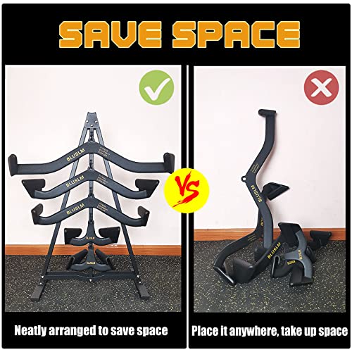 BLUSLM Lat Pull Down Bar Gym Accessory Rack, Lat Pulldown Attachments Cable Attachment Storage Rack for Mag Grip - Home Gym Fitness Heavy Duty A-Frame Stand - color: S-ZHIJIA