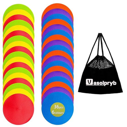 Poly Spots Spot Markers 4.72 Inch & 9 Inch Non Slip Floor Dots - style: 4.72inch 36pcs