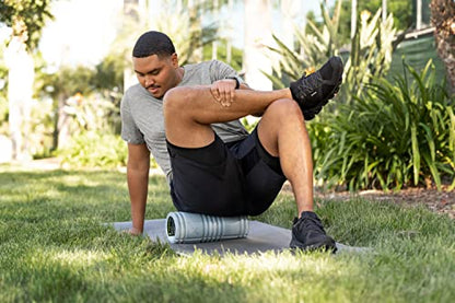 TriggerPoint Grid 1.0 Foam Roller - 13" Multi-Density Massage Roller for Deep Tissue & Muscle Recovery - Relieves Tight, Sore Muscles & Kinks, Improves Mobility & Circulation - Targets Key Body Parts - color: Slate