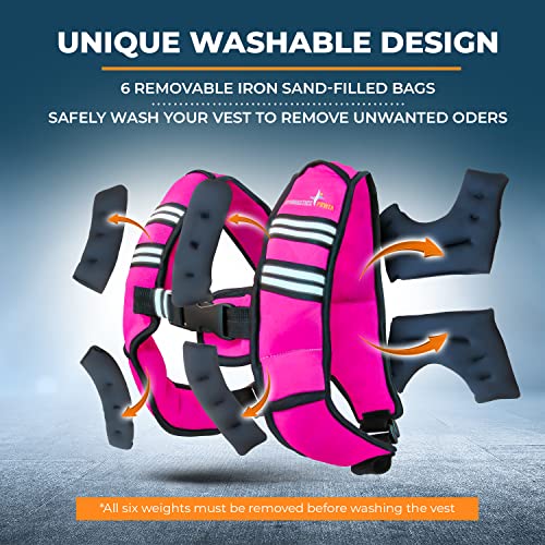 Weighted Vest for Men and Women 6Lb/8Lb/10Lb/12Lb/15Lb/20Lbs Adjustable Workout Vest for Strength Training, Running, Cardio, Rucking, Fitness & Cross Training