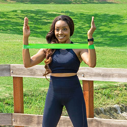 ProsourceFit Loop Resistance Bands Set of 3, 2-inch Wide for Leg Exercises and Physical Therapy