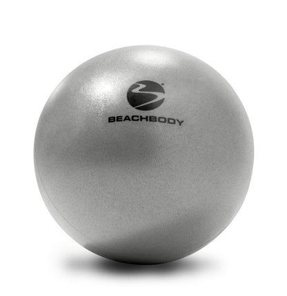 BODi Core Ball for Core Strengthening, 8" Small Exercise Ball, Lightweight, Durable, Inflatable, Home Gym Workout Equipment for Yoga, Pilates, Fitness, Inflation Straw and Plug Included, Silver