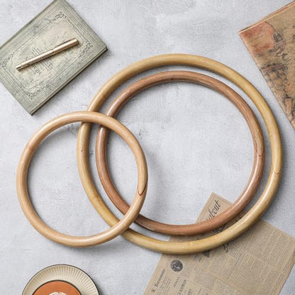 Blueweenly 3 Pcs Kung Fu Ring Wing Chun Wing Chun Training Equipment for Training Kung Fu - color: Rattan, size: 9, 11,14 Inches