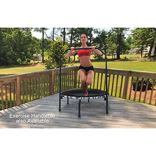 JumpSport 39 Inch Fitness Trampoline Adults Workout Rebounder with Handlebar, Model 250