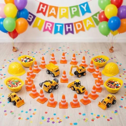 36/60/120 Pack 1 Inch Orange Mini Traffic Cones.Perfect as Construction Party Favors,Durable Small Roadblock Markers for Training Scenarios and Sports Event Setups