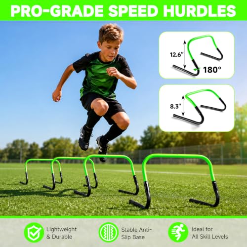 Agility Ladder, Soccer Football Training Equipment Agility & Speed Training - color: Green