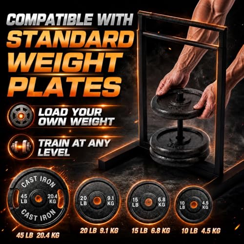 Pinch Trainer Machine for Forearm and Grip Strength Training, Plate-loaded Hand Strengthener, Wrist Strength Training for Home and Gym Workouts and Rehabilitation, Not Included Plate