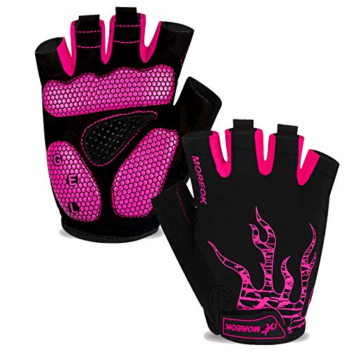 Cycling Gloves Bike Gloves for Men/Women-[5MM Gel Pad] Half Finger Bicycle Biking Gloves for Cycling/Weight Lifting/Gym/Motorcycle/Rowing/Outdoor Sports