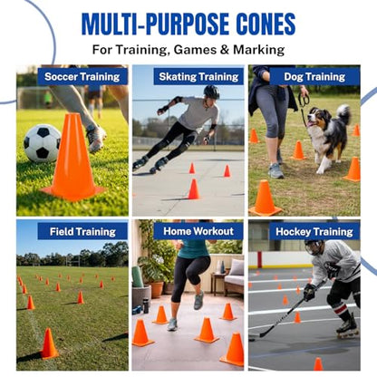 GSi 7" Marker Cones – Sports Training & Field Practice Cones