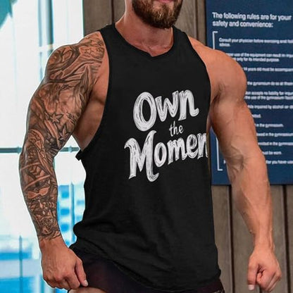 domirica Workout Tank Tops for Men Crewneck Pullover Loose Fit Gym Breathable Lightweight Muscle Casual Sleeveless Shirts