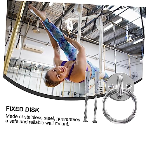 Toyvian Ceiling Anchor Suspension Trainer Bracket Durable Fixed Disk for Yoga Swings Gymnastic Rings and