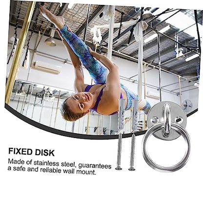Toyvian Ceiling Anchor Suspension Trainer Bracket Durable Fixed Disk for Yoga Swings Gymnastic Rings and