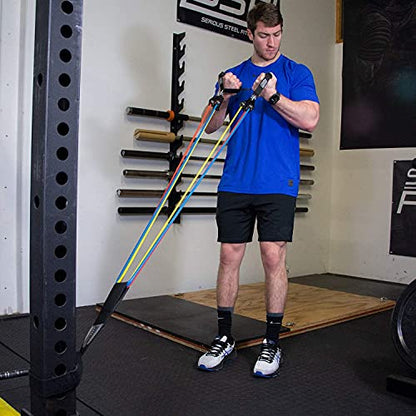 Resistance Exercise Band and Resistance Tube Anchors (Strap or Door Anchor)