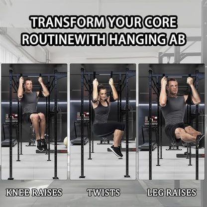 Hanging Ab Straps for Pull Up Bar,Premium Fitness Padded Arm Supports For Core Strength & Abdominal Training,Pull Up Straps,Ab Sling Straps, Workout Straps,For Bodyweight Exercises