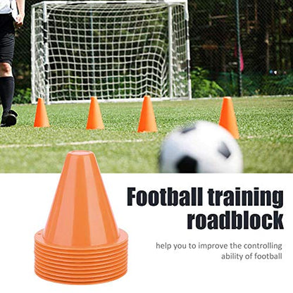 Alomejor Agility Cones, Soccer Training Cones Lightweight Portable for Football Soccer Practice Drills