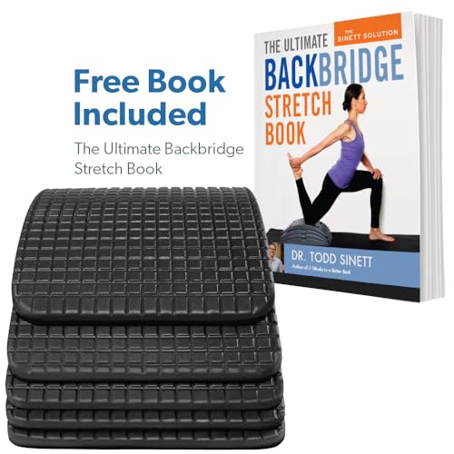 Adjustable Lower & Upper Back Stretcher For Lumbar Support, Spine Alignment & Back Pain Relief By Renowned Kinesiologist Dr. Todd Sinett