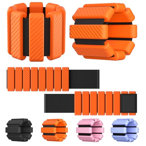 Wrist & Ankle Weights for Women, Wearable Strong Arm & Leg Weights Set of 2(1Lbs Each), Adjustable Ankle Weights for Walking, Yoga, Dance, Barre,Gym,Exercise,Pilates,Walking Running