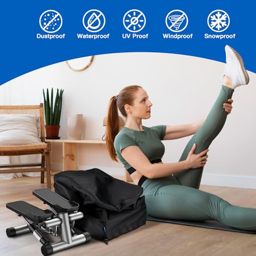 Xxerciz Steppers Cover for Exercise at Home, Mini Stepper Protective Cover Dustproof Waterproof Cover with Drawstring, Workout Stepper Protector for Indoor Outdoor