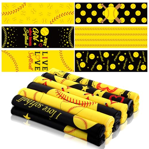 30Pcs Softball Cooling Towels 40 x 12 Inch Softball Towel Microfiber Breathable Chilly Sport Rags Absorbent Sweat Washcloth Sport Team Gifts Workout Ice Towel for Athletes Coach Gym Party Favors - style: Softball