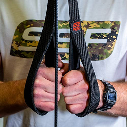 Ab Strap/Tricep Strap Cable Machine and Resistance Band Attachment - size: 18 Inch