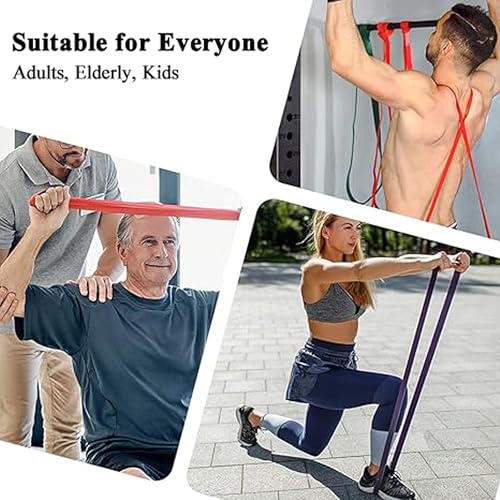 PROIRON Resistance Bands Pull Up Bands Comfortable Exercise Bands Anti-Slip Workout Bands for Pull up Dip Squat Gym Workout Physical Therapy Stretch Bands for Men & Women,Length 81.89in