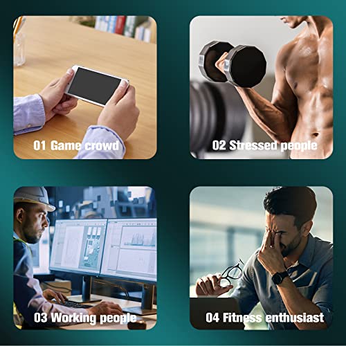 JIN BD Auto-Start Wrist Ball, Upgraded Gyroscopic Forearm Exerciser and Grip Trainer for Hand, Finger & Arm Strength Training, Wrist Strengthener with Storage Bag for Home Gym & Sports Fitness