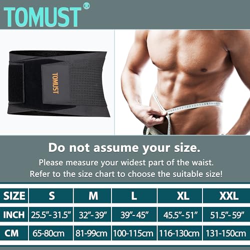 Back Braces for Lower Back Pain, Lumbar Support Belt, L | Dual adjustable compression straps with breathable support for lifting, working, sitting, standing, and daily back relief