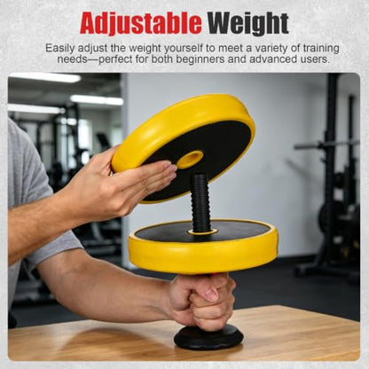 YARNOW Adjustable Kettlebell Handle with Stable Base, Kettle Bell Grip for Dumbbells, Converter for Strength Training Home Gym Weights Set, Ergonomic Gear