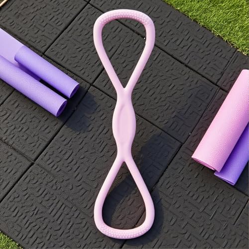 Stretch Fitness Band Portable Body Stretching Tension Rope - color: Pinnk, size: 15 lb