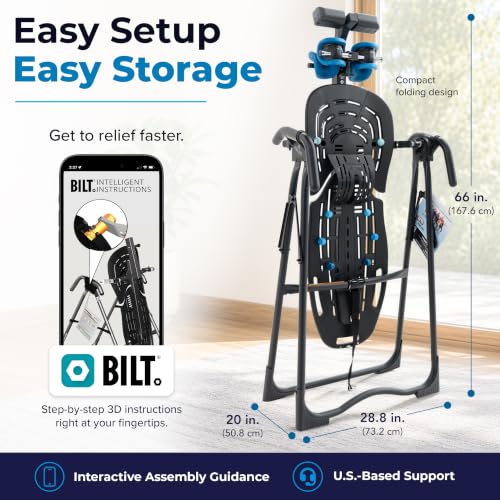 TEETER EP-560 Inversion Table w/Accessories for Back Pain Relief - FDA - Registered, UL Safety Certified, 300 lb Capacity, Designed & Patented in USA - style: EP-560 Classic