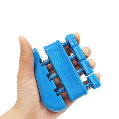 Grip Strength Trainer, Hand Grip Exerciser Strengthener Forearm with Adjustable Resistance 11-132 Lbs (5-60kg) - color: blue