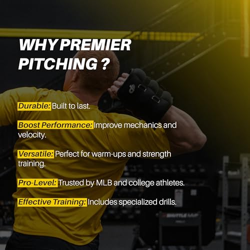 Premier Pitching Wrist Weight Set for Pitching Training - size: 10 lb