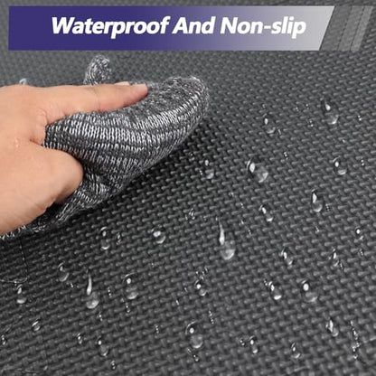 1/2 inch Thicked Gym Floor Mats (20 Sq Ft), 20 Tiles 12.6X12.6in High Density EVA Foam Gym Flooring for Home Gym, Weightlifting, Kids Play Area, Non-Slip, Free Splicing.