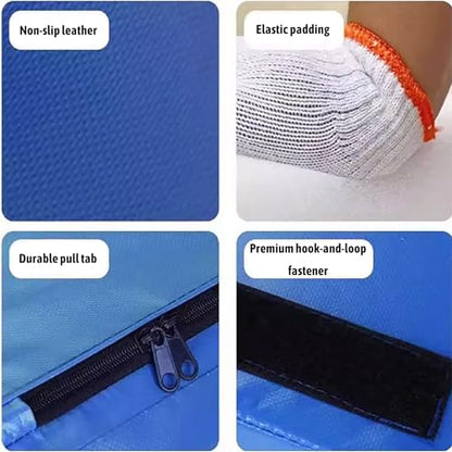 Free Combination Foam Plyo Jump Box - 7.9-55.1in Stackable | Non-Slip PVC, Shock-Absorbing EPE Foam | Handles for Home Gym, Plyometrics, Athletes(Size:01# - H:20CM)