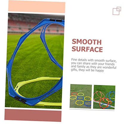 Kisangel Football Training Circle Football for Training Fitness Hexagon Soccer Sports Cones Football
