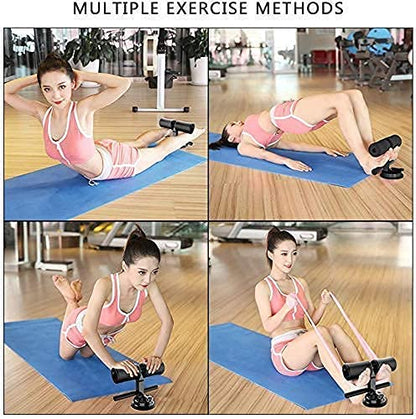 Sit-Up Bar With Foam Handle and Rubber Suction Seat Up Fitness Equipment Sit-ups and Push-ups Assistant Device For Weight Lose Gym Workout Abdominal Curl Exercise Work Out Trainer (Pack of 1)