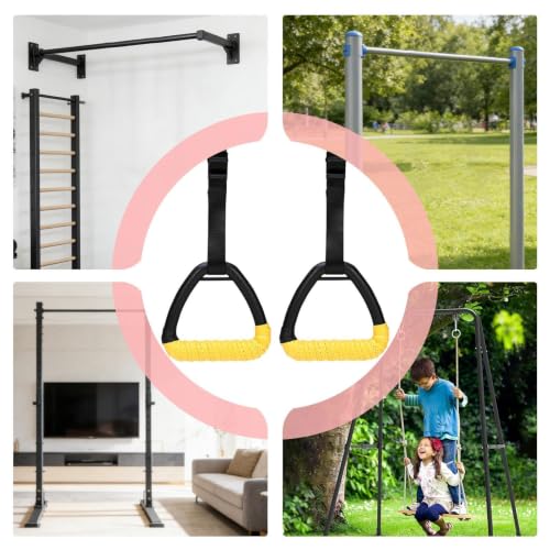 Pull Up Rings with Adjustable Straps