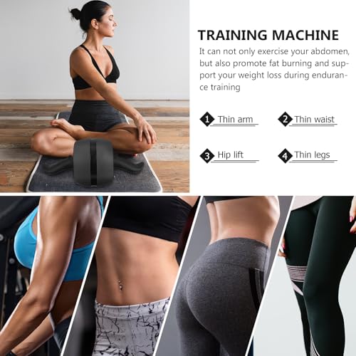 Toddmomy Ab Roller Wheel with Automatic Rebound, Abs Exercise Wheel for Core Workout and Abdominal Training, Home Fitness Equipment for Men and Women