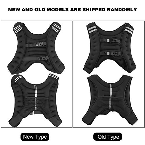 Generic Weighted Vest, Premium Elastic Material with Adjustable Buckles and Widened Shoulder Straps for Strength Training and Fitness Workout