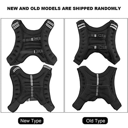 Exercise Weighted Vest for Strength Training – 10.3 Kg Adjustable Fitness Vest with Iron Granules