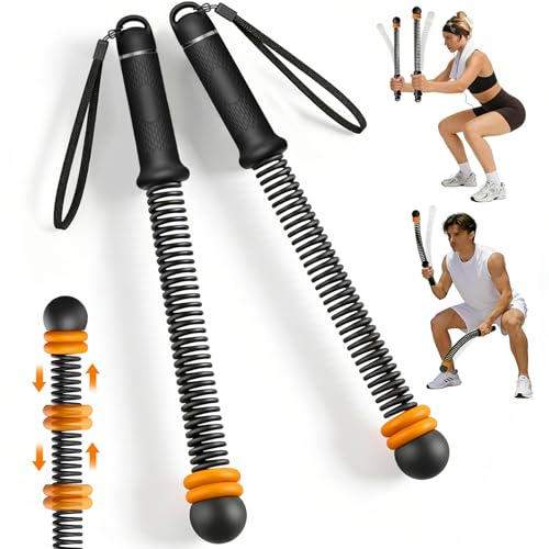 Pinailon Ropeless Battle Ropes, Workout Exercise Rope for Strength Building, Heavy Duty Portable Cordless Battle Ropes for Home Gym, HIIT and Low-Impact Aerobic Training for Men & Women, Black - color: Black